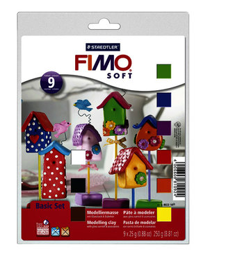 Fimo Staedtler KLEI SOFT BASIC ASS 9STKS