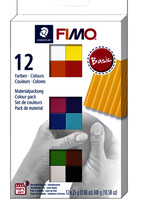 Fimo Staedtler KLEI SOFT COLOUR BAS ASS 12STKS