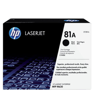 HP TONERCARTRIDGE 81A - CF281A 10.5K ZW