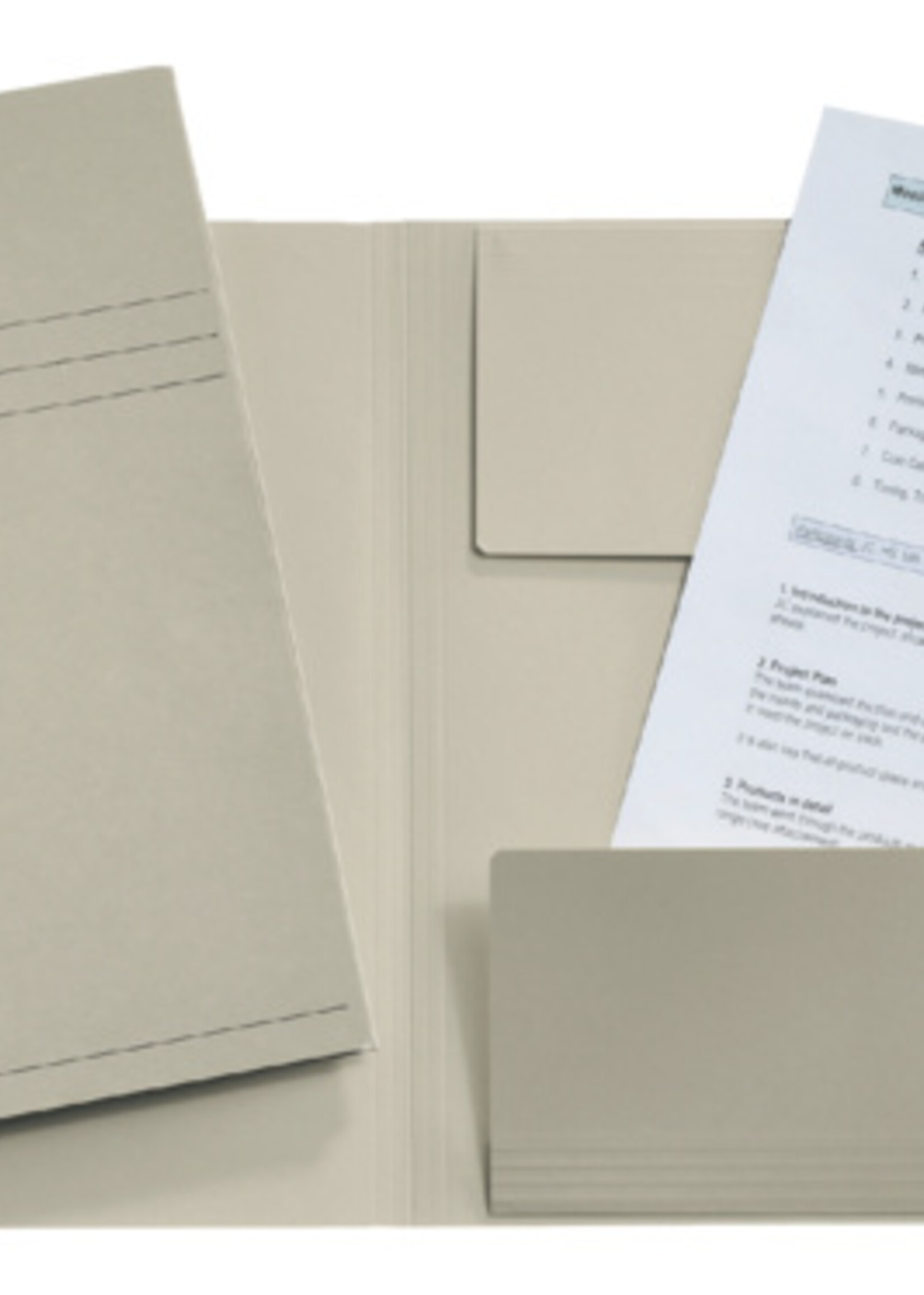 Esselte Esselte DOSSIERMAP 3KLEP GR