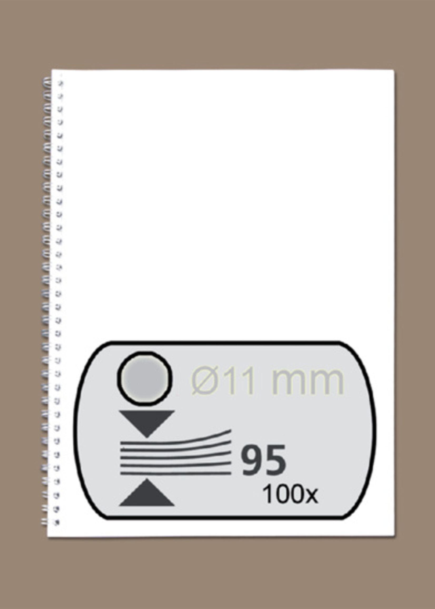 GBC GBC DRAADRUG 11MM 34R ZI 100STKS