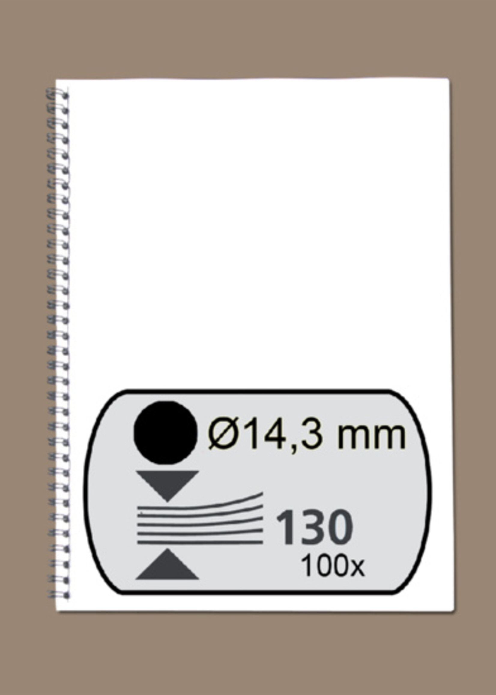 GBC GBC DRAADRUG 14.3MM 34R ZW 100STKS