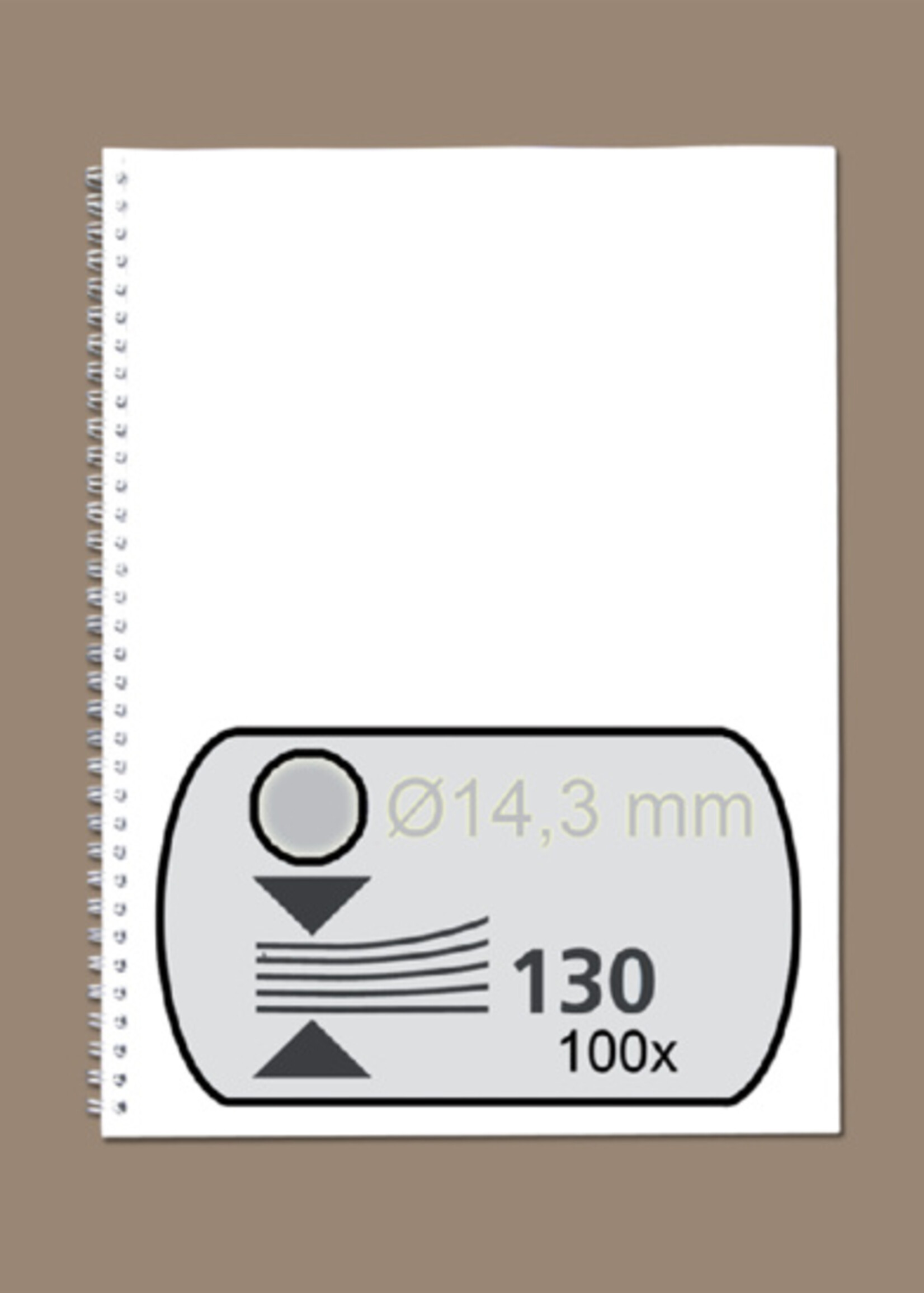 GBC GBC DRAADRUG 14.3MM 34R ZI 100STKS