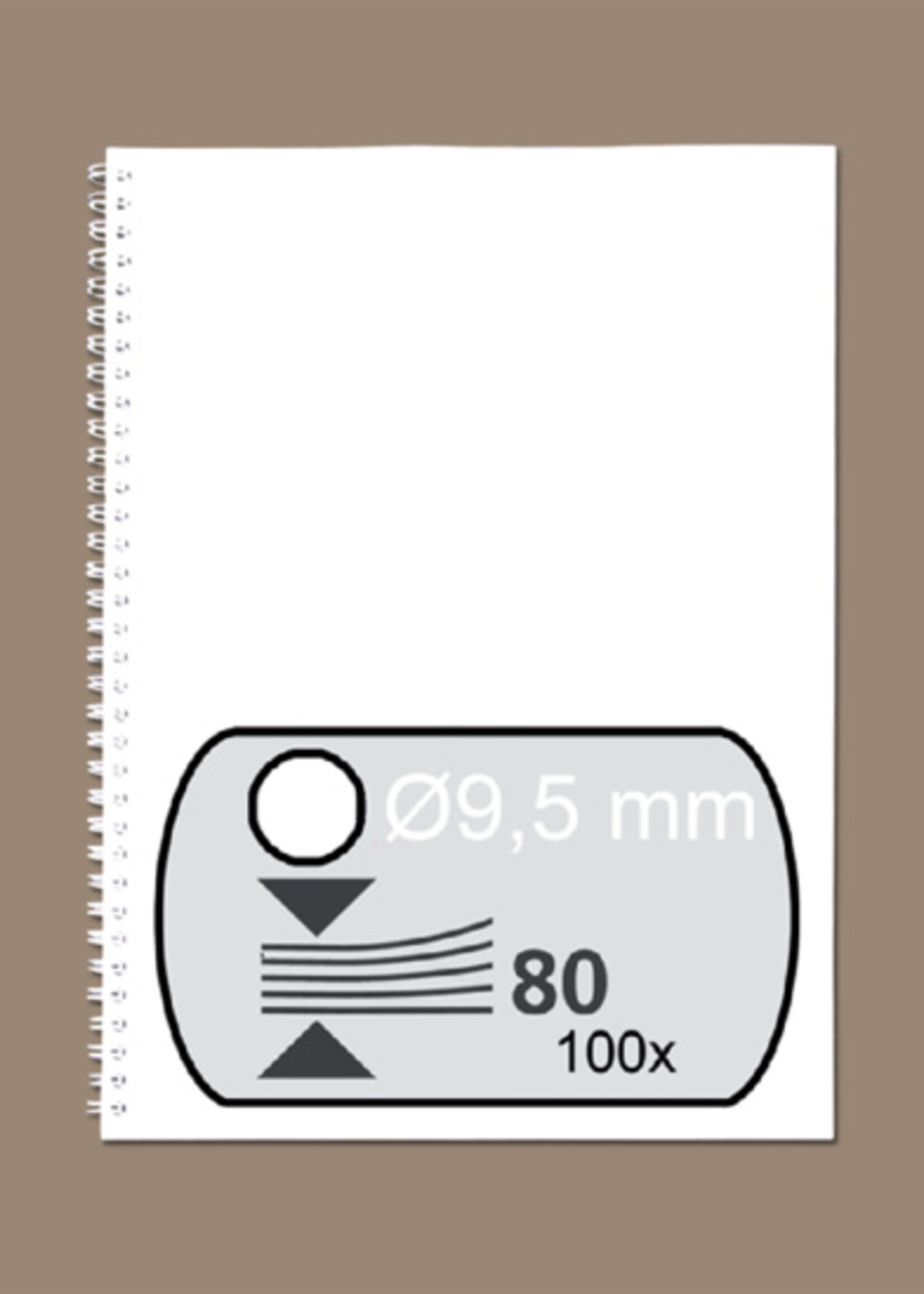 GBC GBC DRAADRUG 9.5MM 34R WT 100STKS