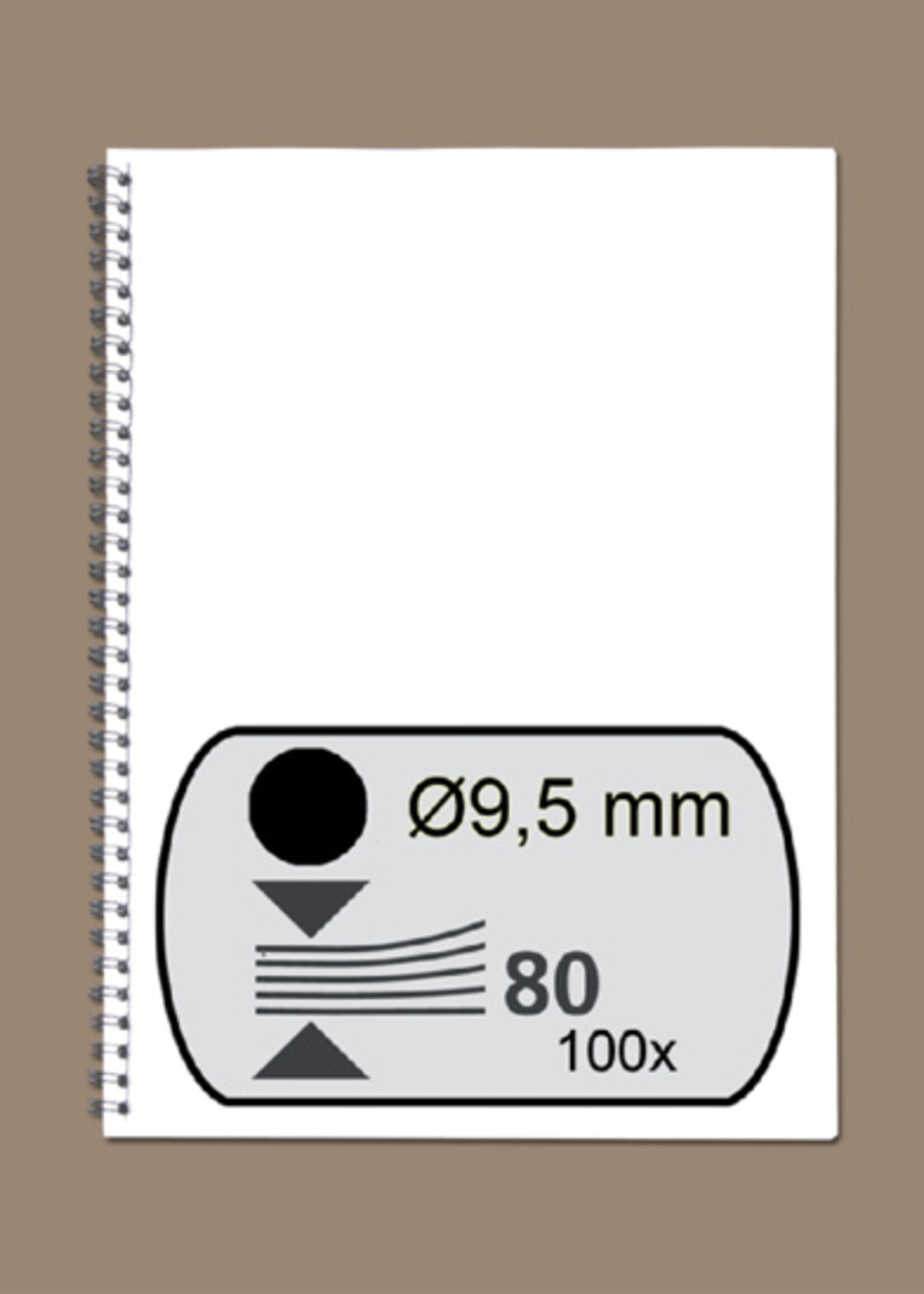 GBC GBC DRAADRUG 9.5MM 34R ZW 100STKS