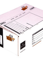 Cleverpack POSTPAKKETBOX 200x140x80MM 25STKS