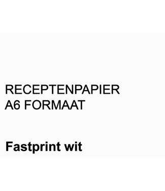 Fastprint RECEPTPAPIER A6 80GR WT 2000V