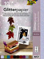 Folia Paper GLITTER PAPIER 24X34CM 170GR 10STKS