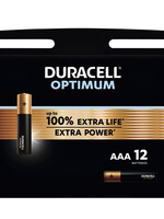 Duracell BATTERIJ OPTIMUM AAA 12STKS