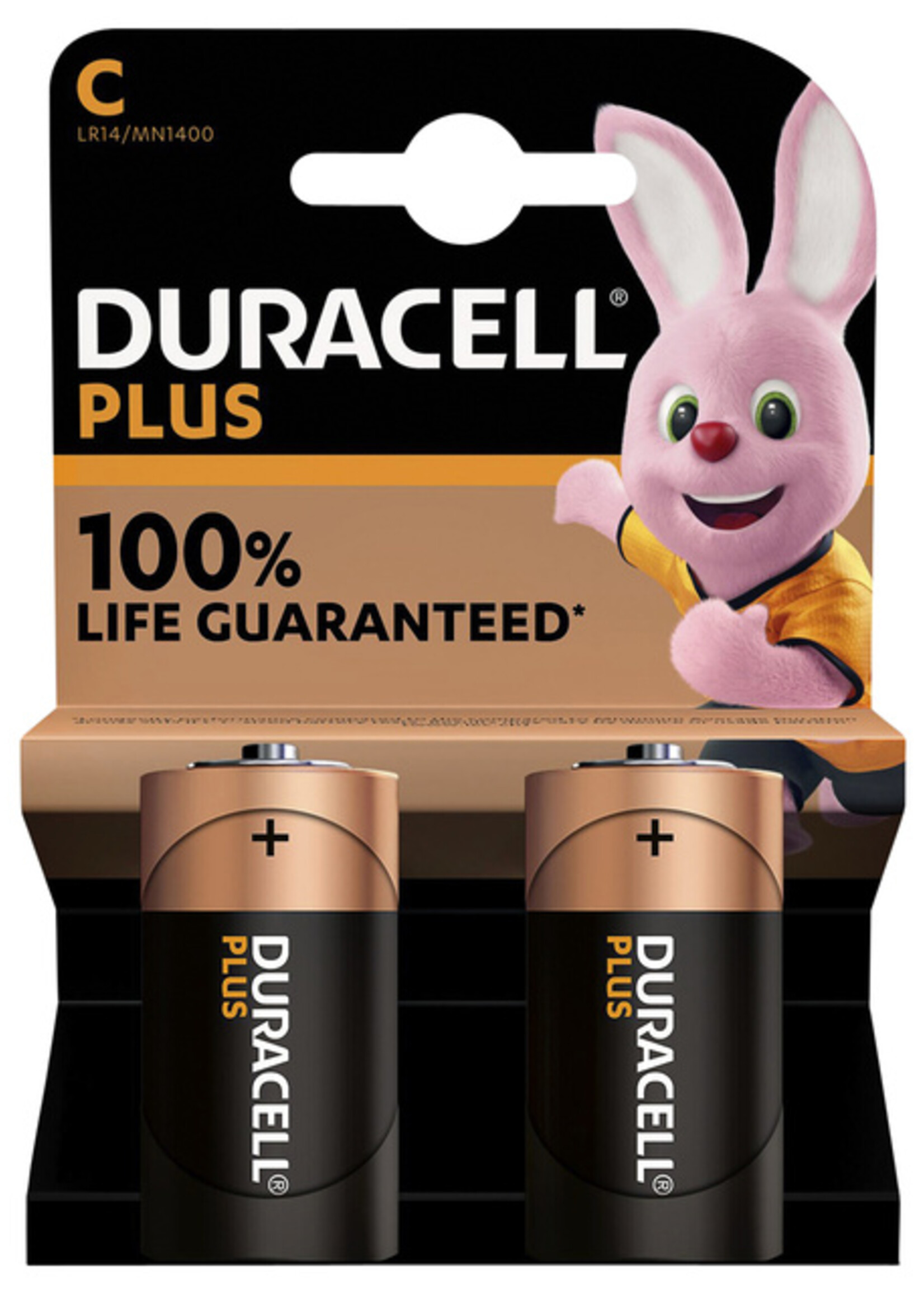 Duracell Duracell BATTERIJ PLUS C 2STKS