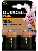 Duracell BATTERIJ PLUS BLOK 9V 2ST