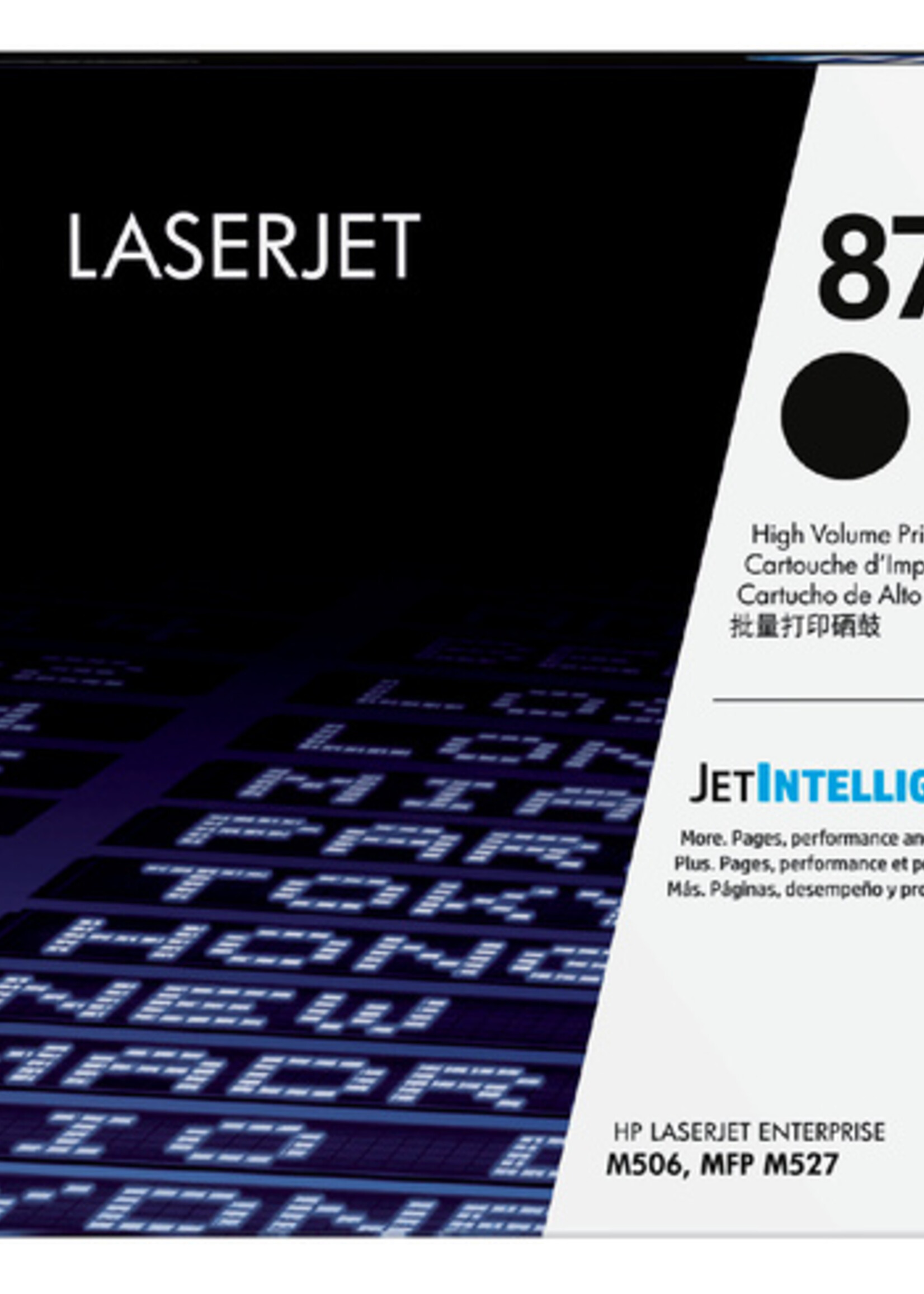 HP HP TONERCARTRIDGE 87X - CF287X 18K ZW