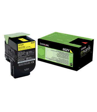 Lexmark TONERCARTRIDGE 80C20Y0 1K GL