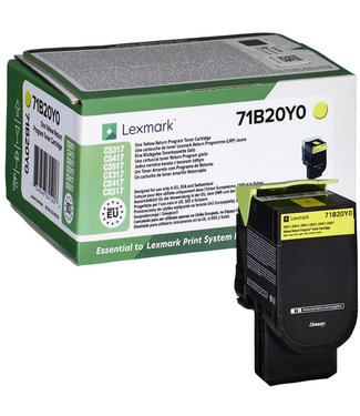 Lexmark TONERCARTRIDGE 71B20Y0 2.3K GL