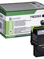 Lexmark TONERCARTRIDGE 71B20K0 3K ZW