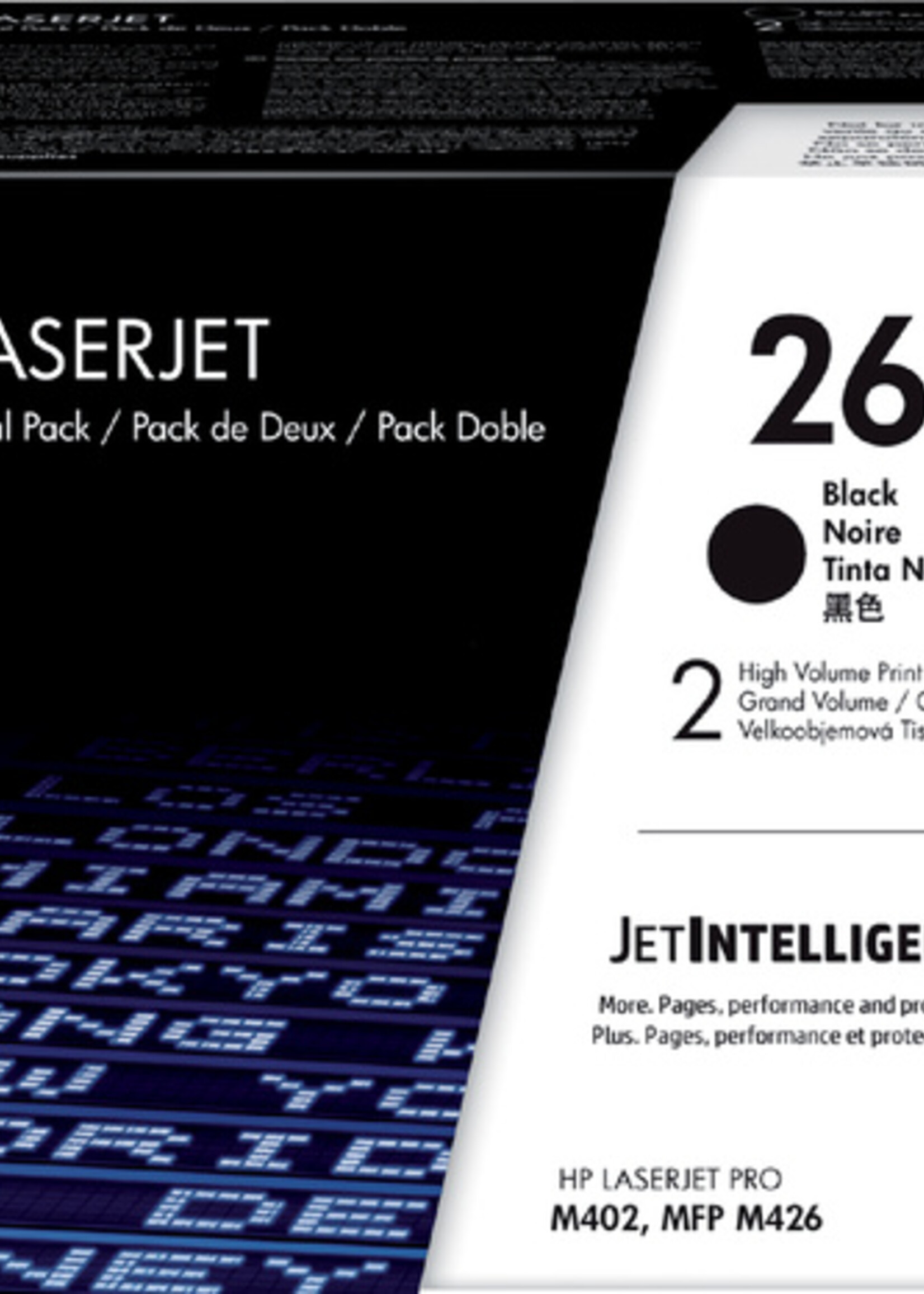 HP HP TONERCARTRIDGE 26X - CF226XD 9K ZW 2STKS