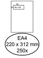 Hermes ENVELOP AKTE EA4 VL ZK 250STKS