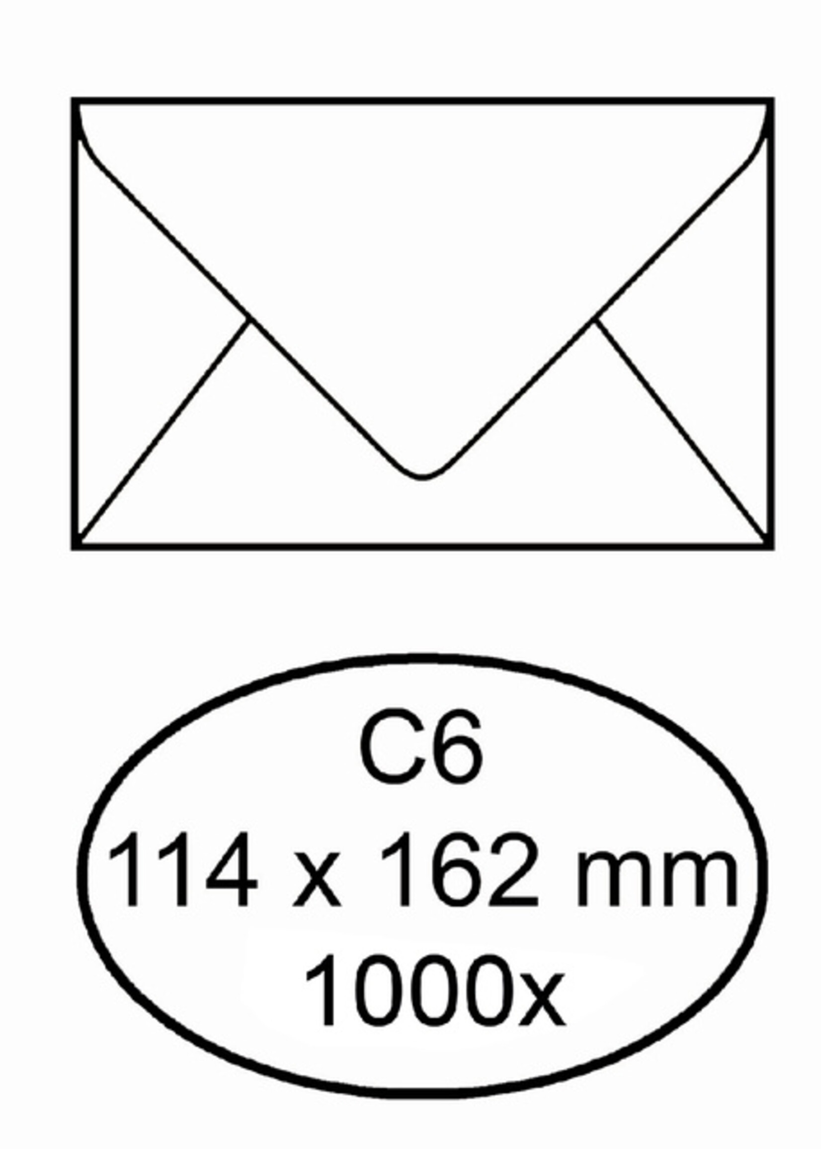 Office Office ENVELOP BANK 81B C6 70GR WT 1000STKS