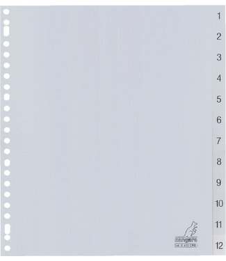 Kangaro TABBLAD G412CM-B A4 1-12