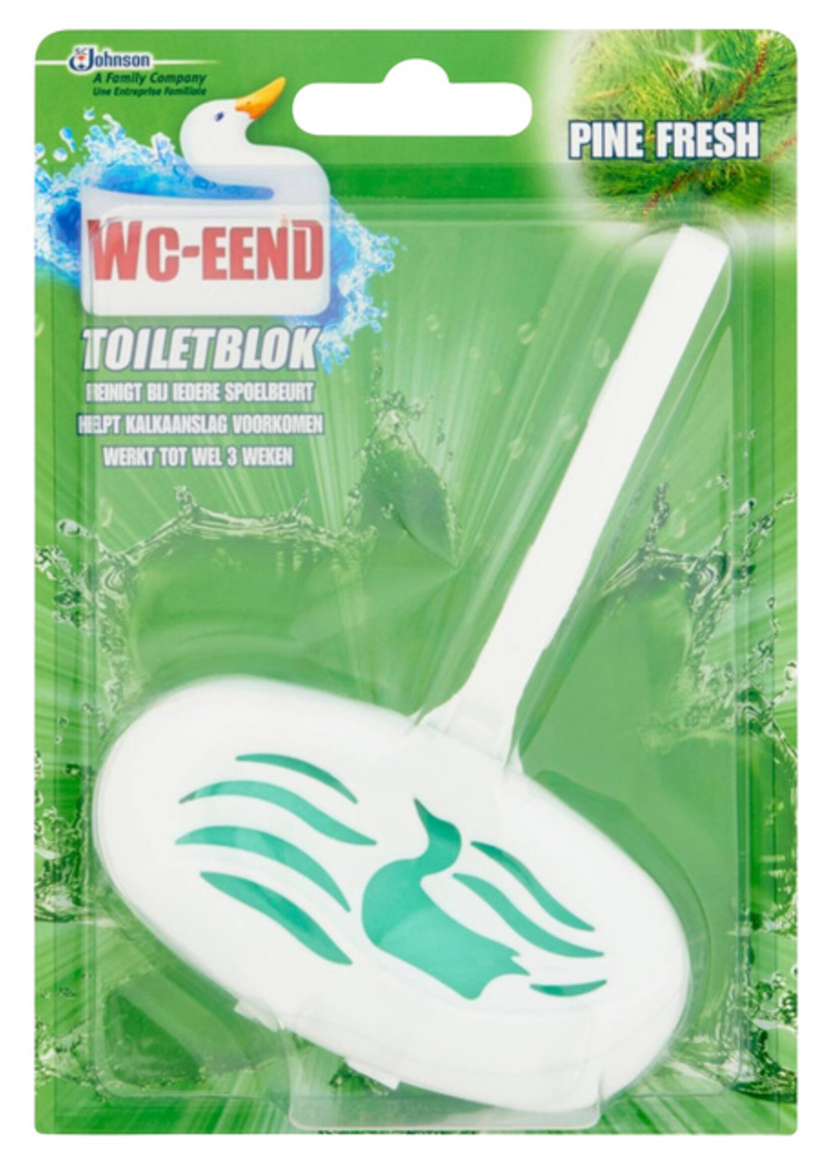 WC eend WC eend TOILETBLOK PINE FRESH INCL HOUDER