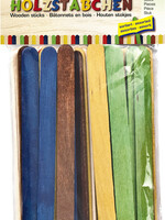 Folia Paper HOUTEN STOKJES ASS 50STKS