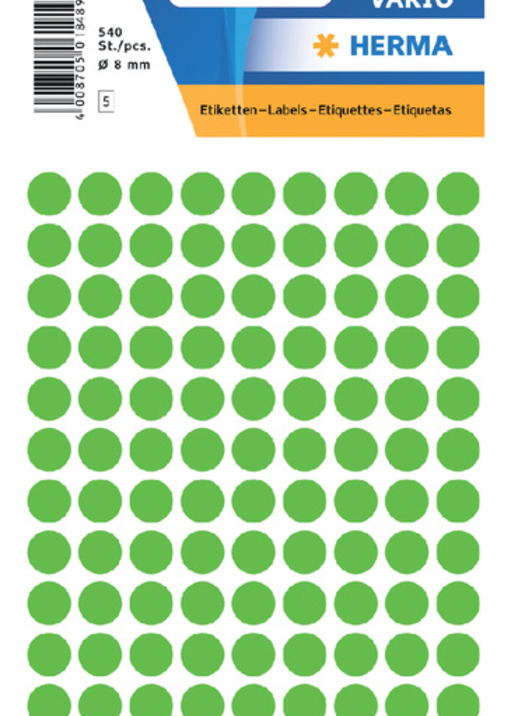 Herma Herma ETIKET 1848 8MM FL GN 540STKS