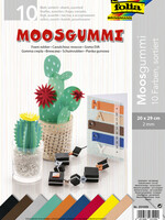 Folia Paper FOAM BASIC 20X29CM ASS 10STKS