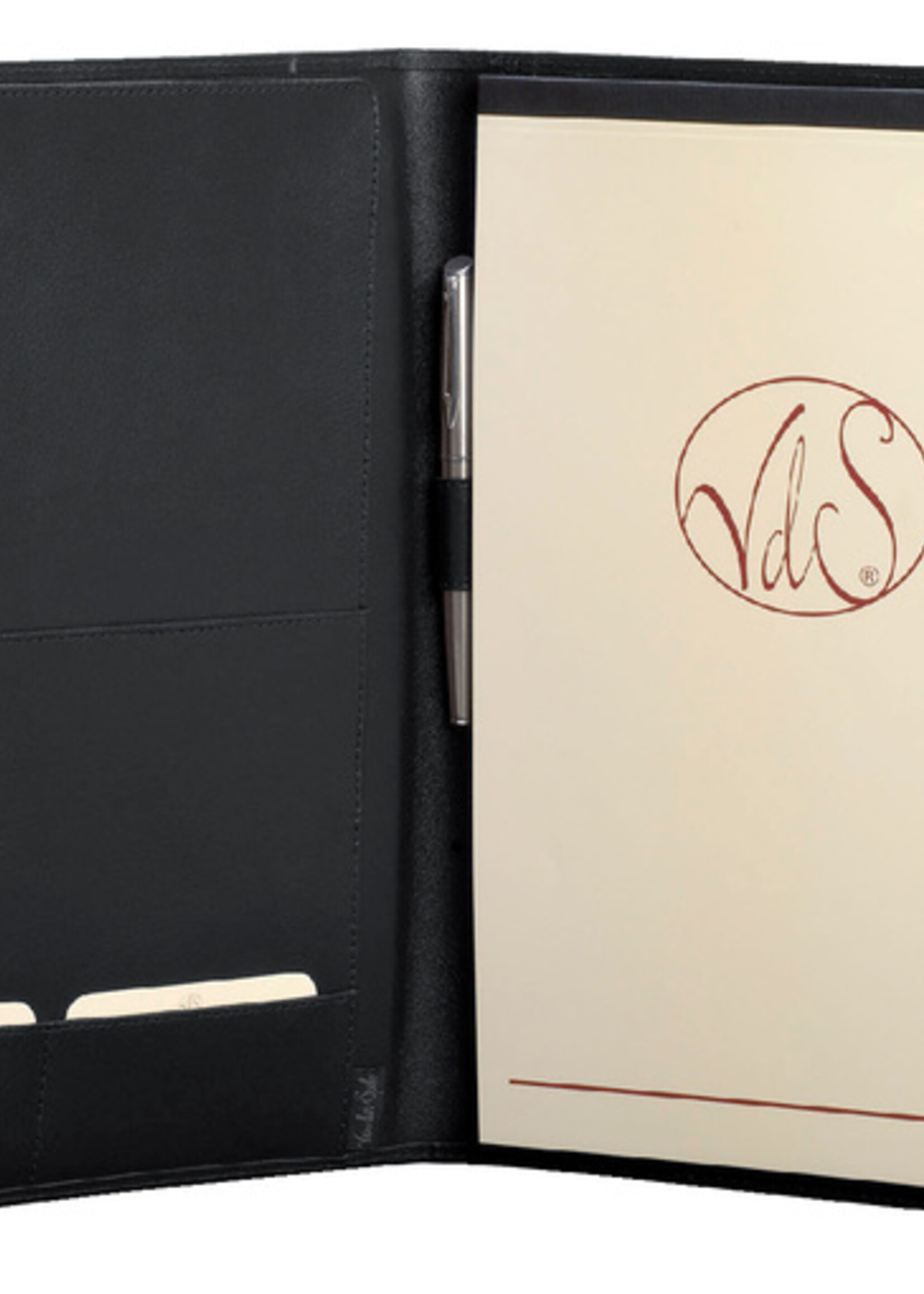 Van der Spek Van der Spek SCHRIJFMAP A4 LEER ZW