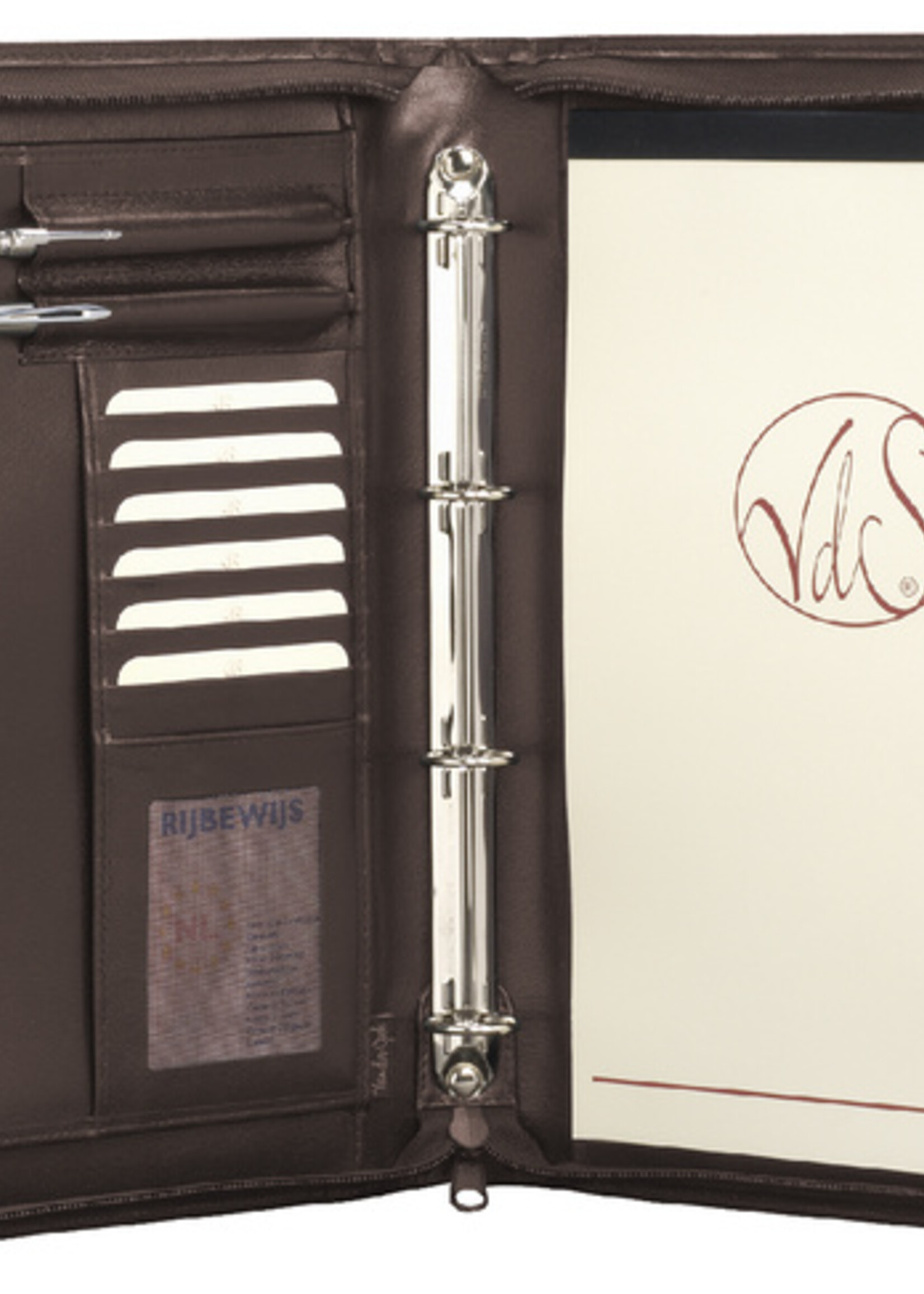 Van der Spek Van der Spek SCHRIJFMAP A4 RITS/RING BR