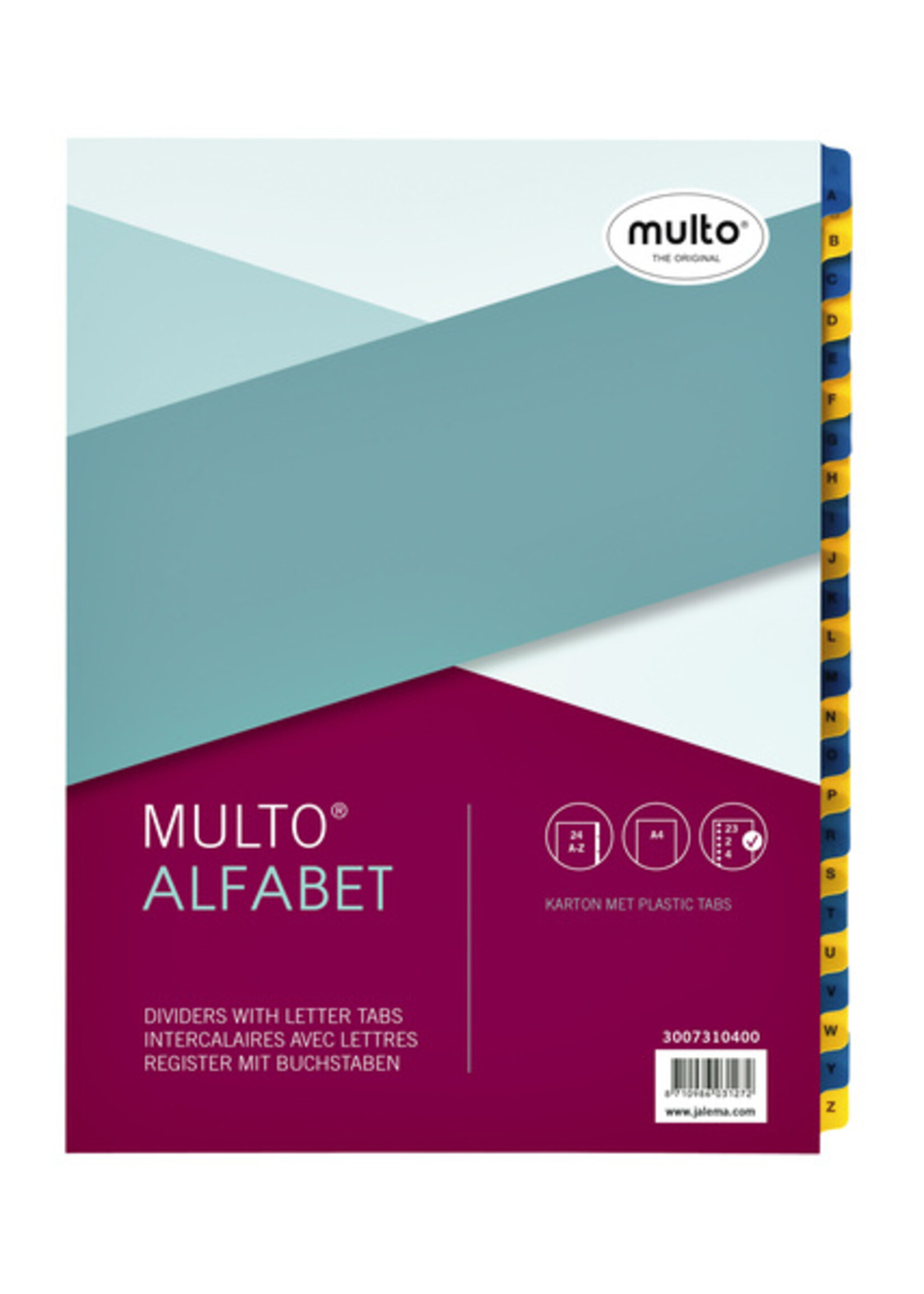 Multo Multo TABBLAD 7310400 23R KRT A-Z