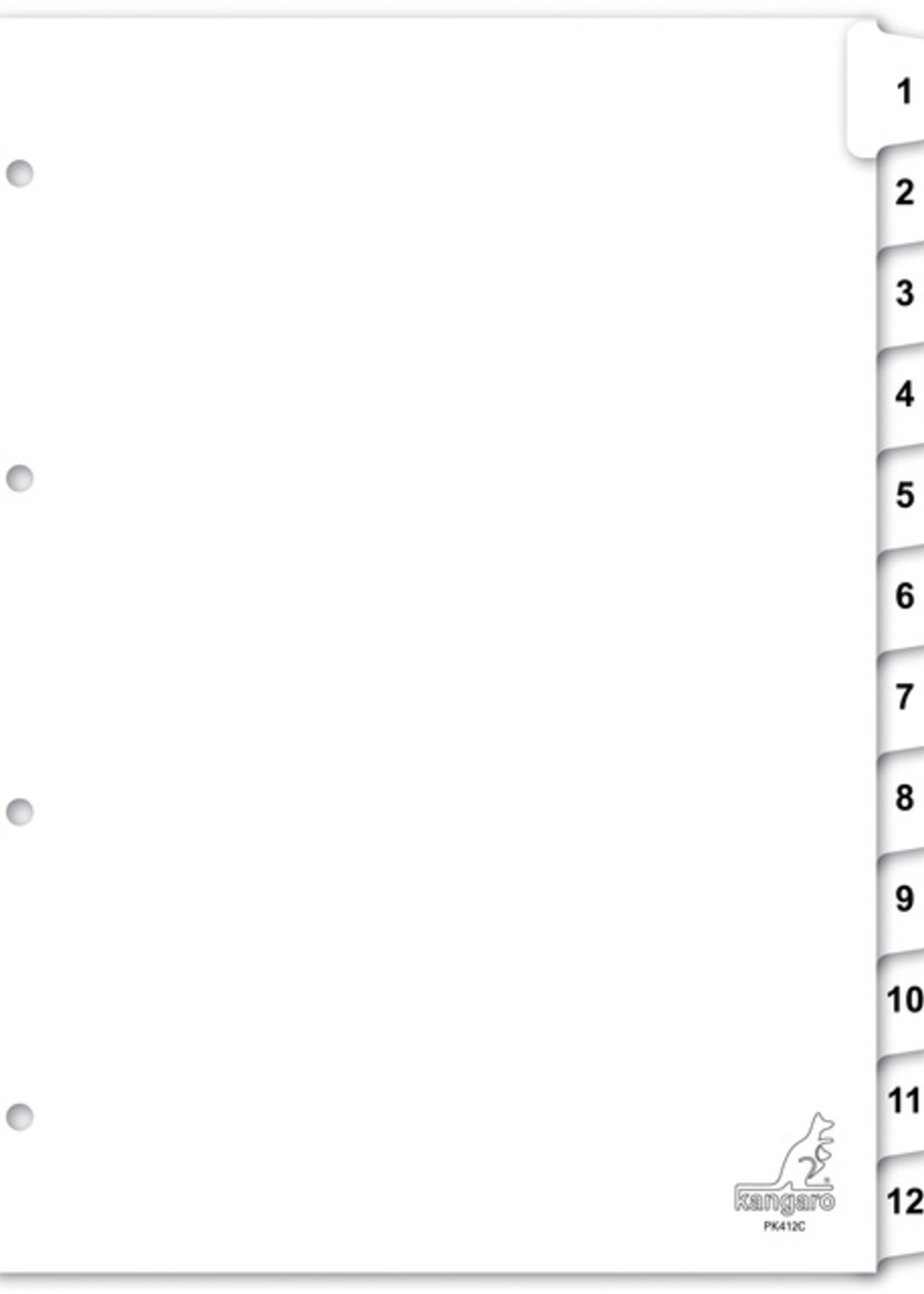 Kangaro Kangaro TABBLAD PK412C A4 4R 12DLG