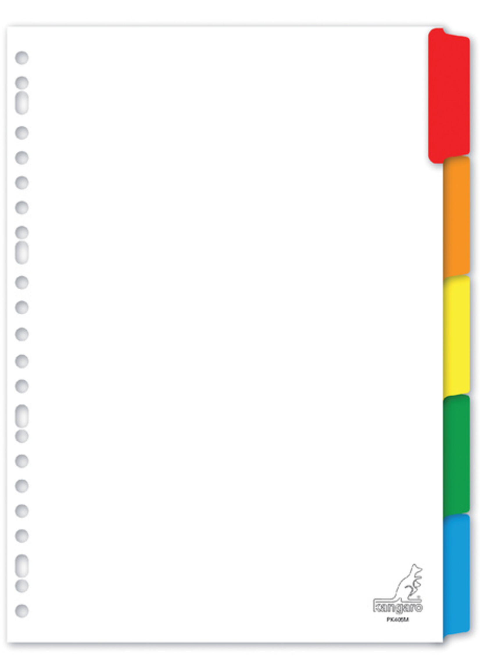 Kangaro Kangaro TABBLAD PK405M A4 23R WIT