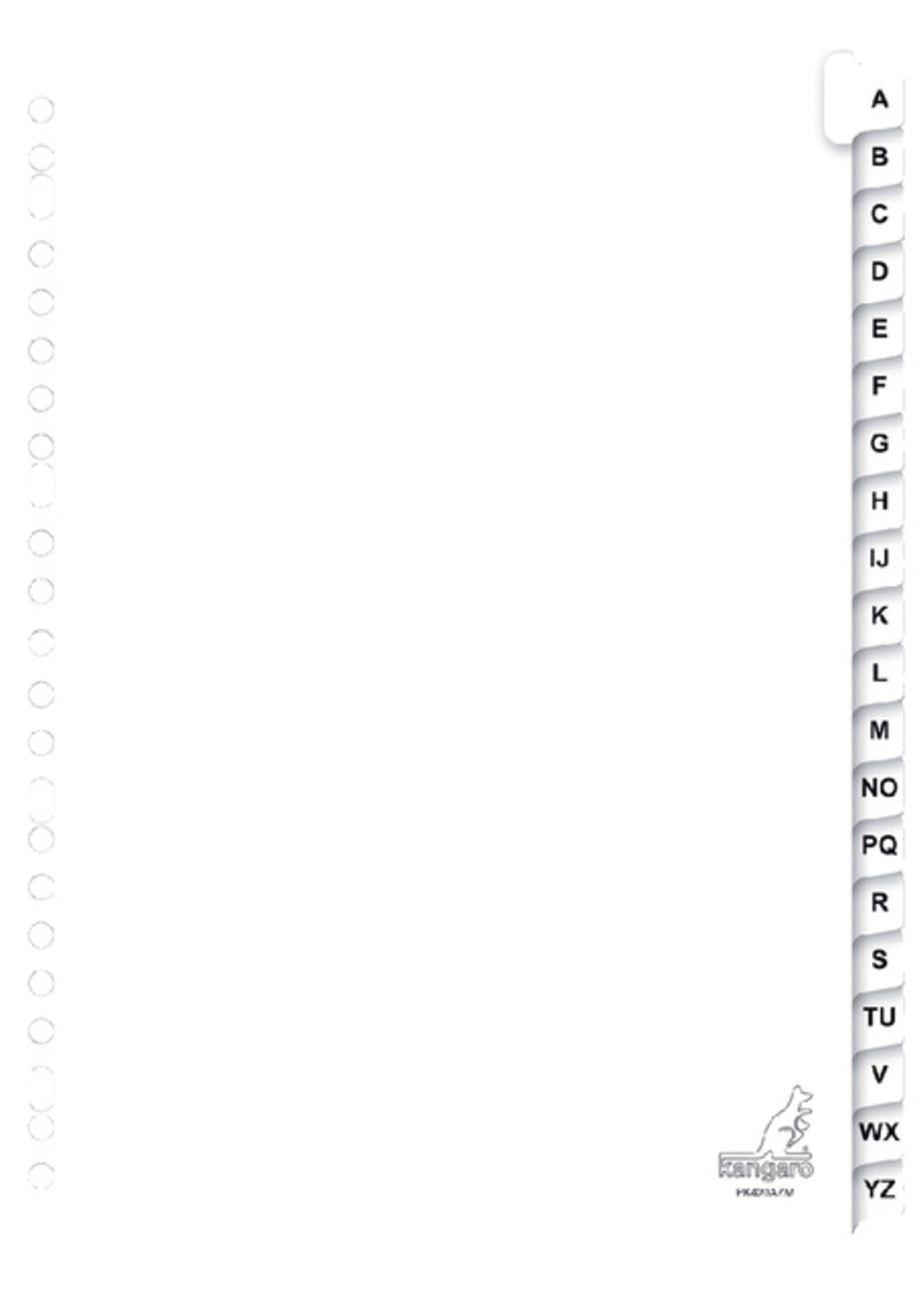 Kangaro Kangaro TABBLAD PK420AZM A4 23R AZ