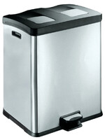 Vepa Bins AFVALBAK RVS 2X30L