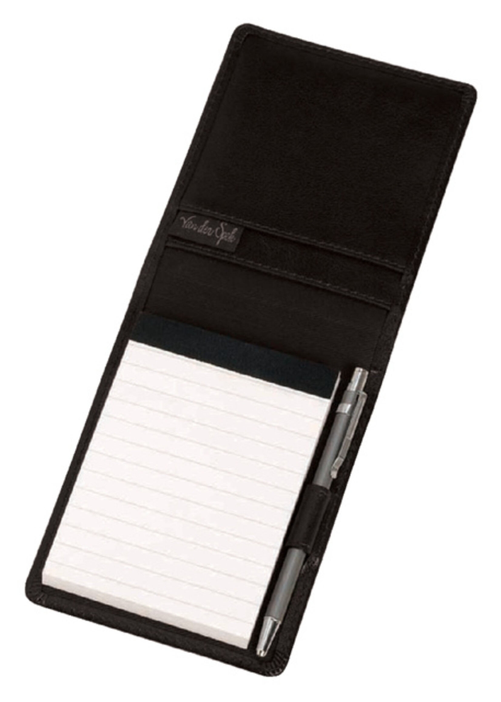 Van der Spek Van der Spek SCHRIJFMAP A7 PEN LEER ZW