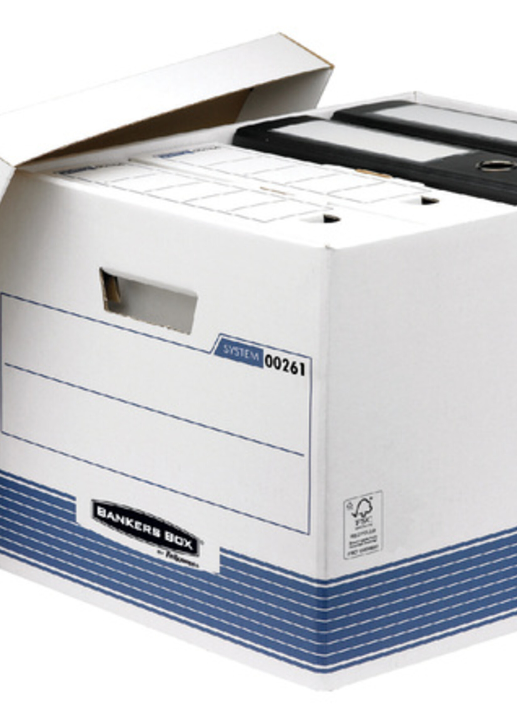 Fellowes Fellowes OPBERGDOOS PRIMA WIT BLAUW