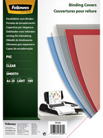 Fellowes VOORBLAD A4 PVC 180MIC 25STKS