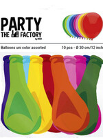 Haza BALLON UNI 30CM ASS 10STKS
