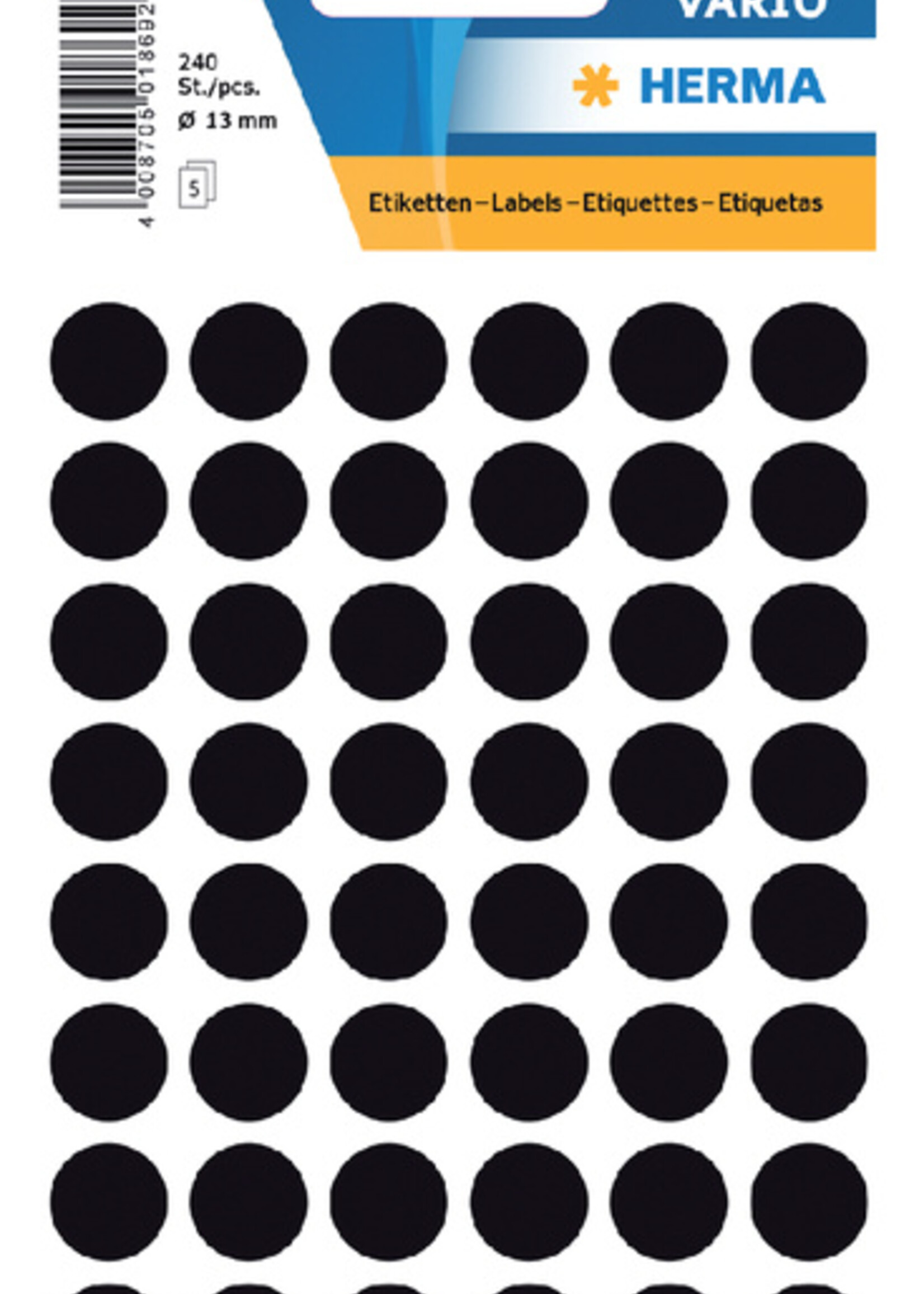 Herma Herma ETIKET 1869 12MM ZW 240STKS