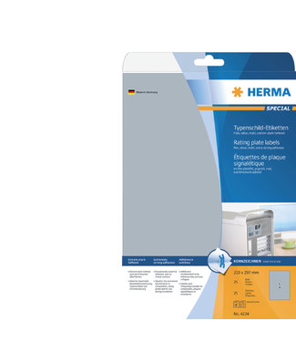 Herma ETIKET 4224 210X297MM ZLV 25STKS