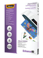 Fellowes LAMINEERHOES A4 80MIC 100STKS