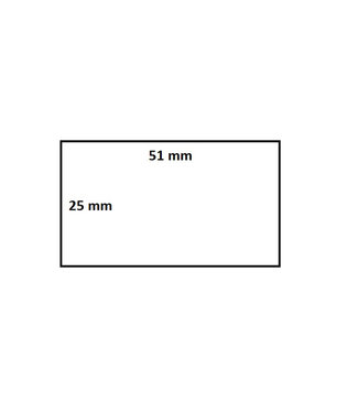 Quantore LABELETIKET ZEBRA 880199-025D 25MM