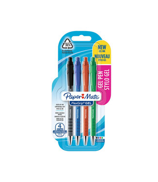 Paper Mate GELPEN FLEX 0.7MM ASS 4STKS