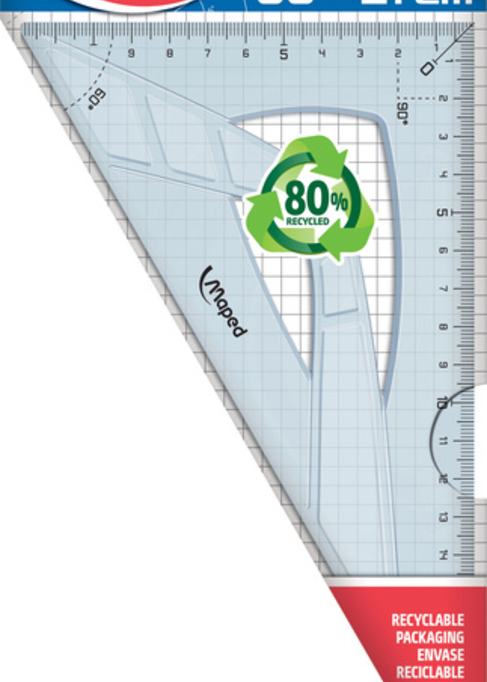 Maped Maped TEKENDRIEHOEK 21CM 60GRADEN