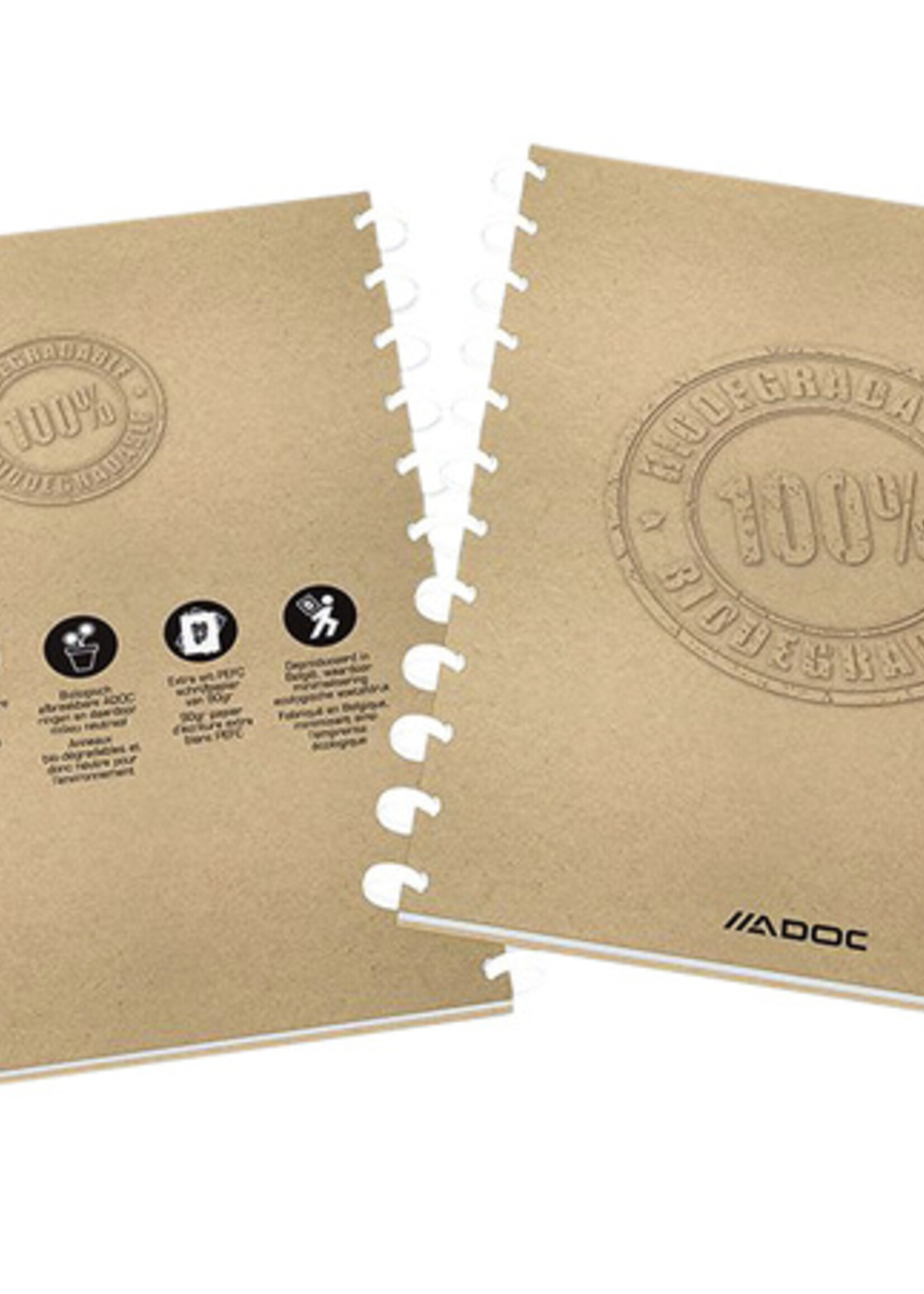 Adoc Adoc SCHRIFT BIO A4 90GR 144BLZ RT 5X5 KRAFT