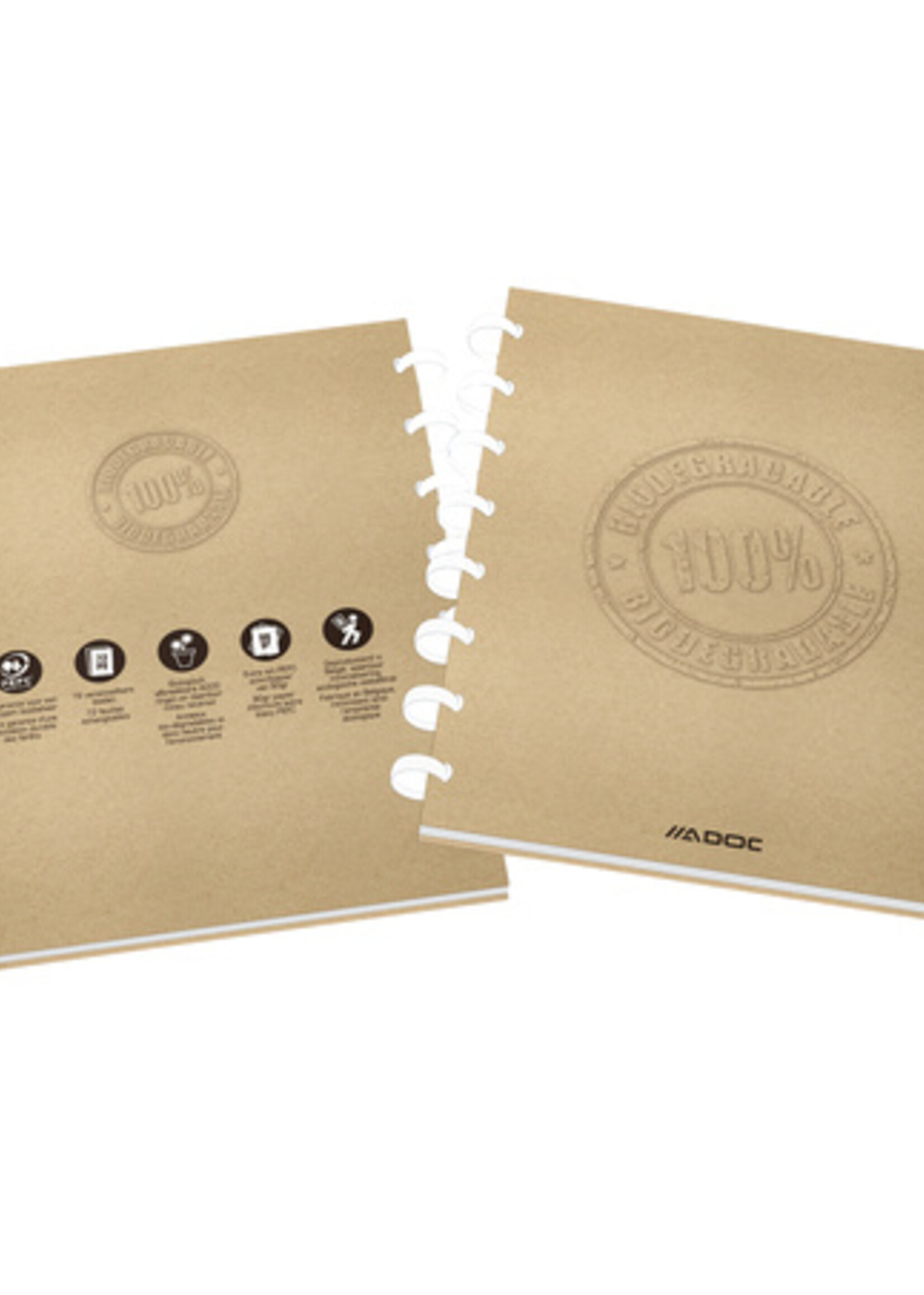 Adoc Adoc SCHRIFT BIO A5 90GR 144BLZ RT 4X8 KRAFT