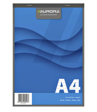 Aurora SCHRIJFBLOK A4 LN 100V 60GR