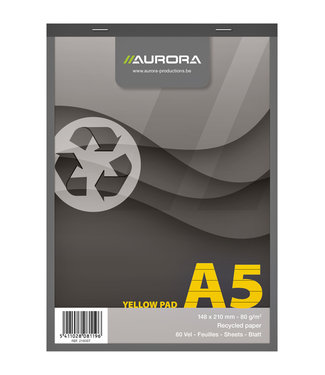 Aurora SCHRIJFBLOK A5 LN GL 80V 80GR