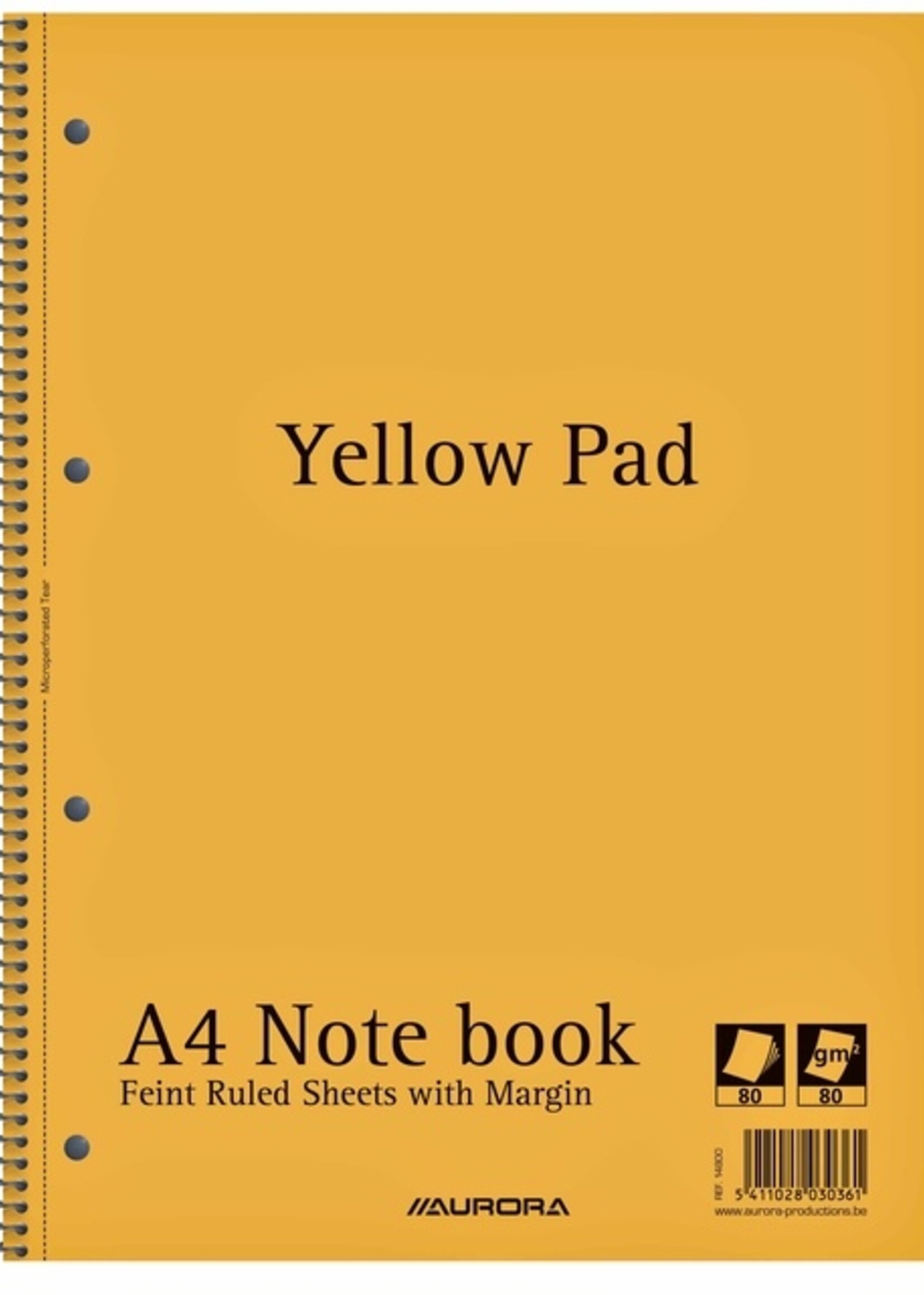 Aurora Aurora SPIRAALBLOK A4 LN 4G GL 160BLZ 80GR