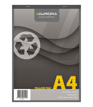 Aurora SCHRIJFBLOK A4 LN 4G GL 80V 80GR